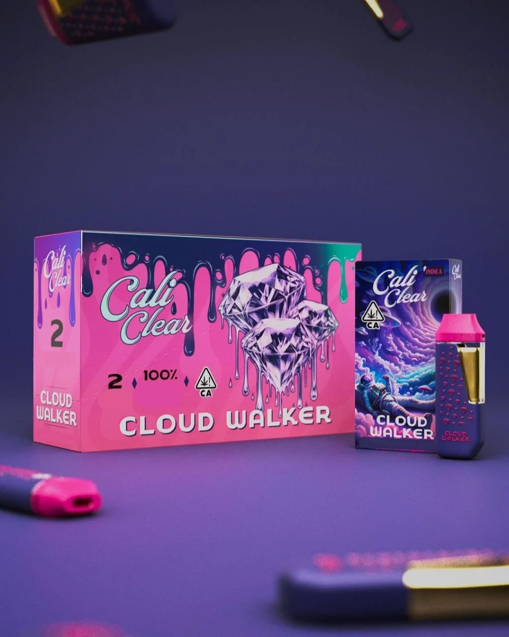 Cali Clear Cloud Walker 2g Disposable
